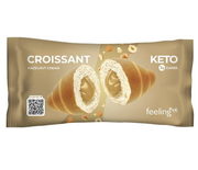 CROISSANT KETO RIPIENO DI CREAMA ALLA NOCCIOLA 50 G FEELINGOK